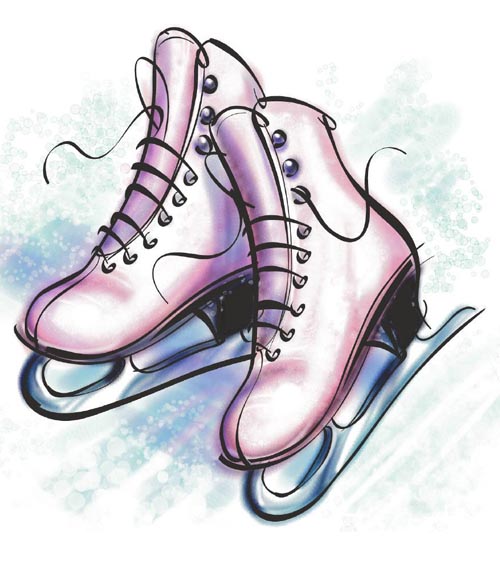 clipart ice skates - photo #1