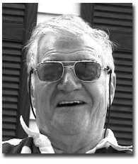 Ed Meyerhoffer. Mario's good fishing buddy who is blind but still helps drag out the fishing bob house in the winter. Ed has some great stories about pushing the bob house out on the ice while Mario is pulling it and shouting, "Push hard, Eddie! We've gotta stay ahead of the cracks!"