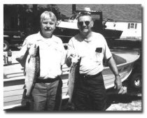 Ted St. Onge with New Hampshire Fish & Game Wildlife Biologist - Don Miller.