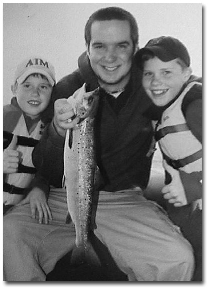 Chuck French's son, Andy, and Chick's two grandsons, Will and Tom MacPhee.