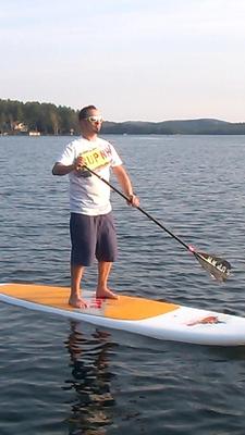 Paddleboarding Alton Bay