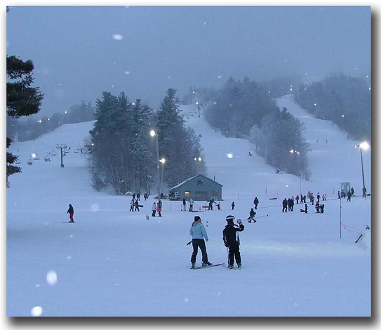 Night Skiing at Gunstock