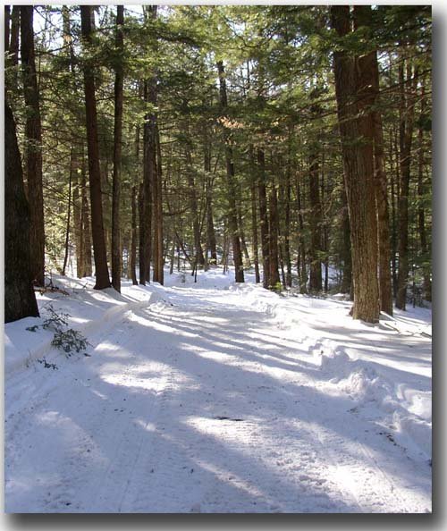 Snowmobiling Lake Winnipesaukee